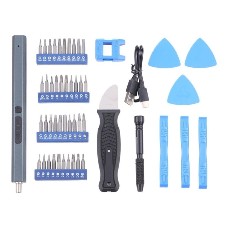 Rechargeable Cordless Electric Screwdriver Set – 49 In 1 Type C Port PRL-307380300ADE