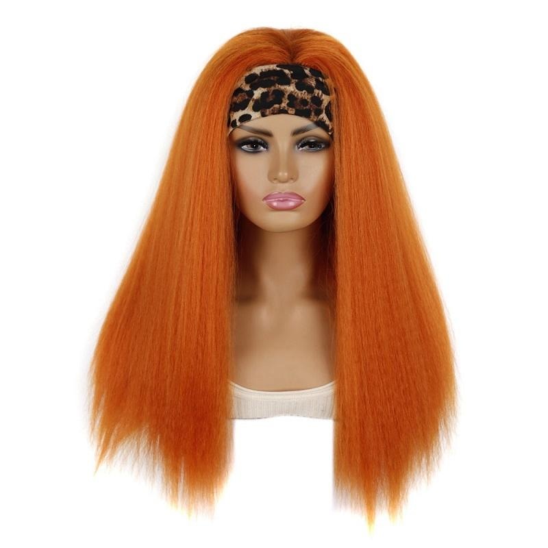 18C G Long Hair Turban Headband With Corn Beard Wig PRL-1256214750DBT