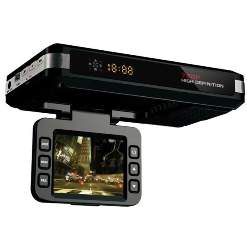 2.0 Lcd Radar Detector Dvr With Laser Gps Logger – Hd 720P 30Fps PRL-1152-SPG-S