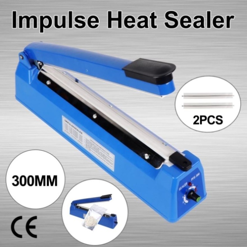 300mm Impulse Heat Sealer Sealing SAA Machine Electric Plastic Poly Bag V201-FDZ0812DB8AU