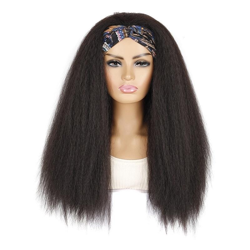 4Xj Long Hair Turban Headband With Corn Beard Wig – Colour 4 PRL-1156214750DBT