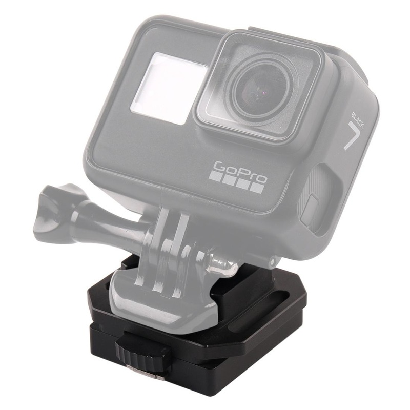 Aluminium Alloy Helmet Selfie Stand For Gopro And Xiaoyi Sports Camera PRL-1170ACD