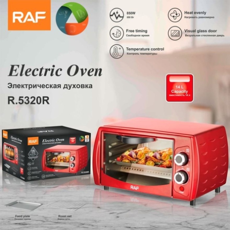 Electric Oven – Compact & Powerful baking, oven grilling with temperature control V612-RAF_OVEN