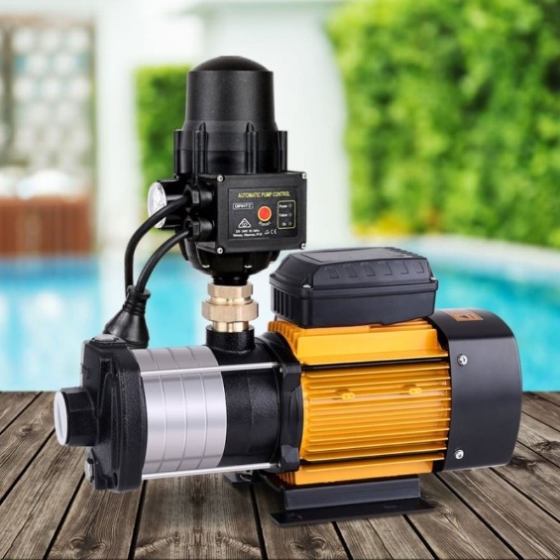 Giantz Garden Water Pump High Pressure 2000W 5-Stage Tank Irrigation Black PUMP-ST5-SS-OG-TPC