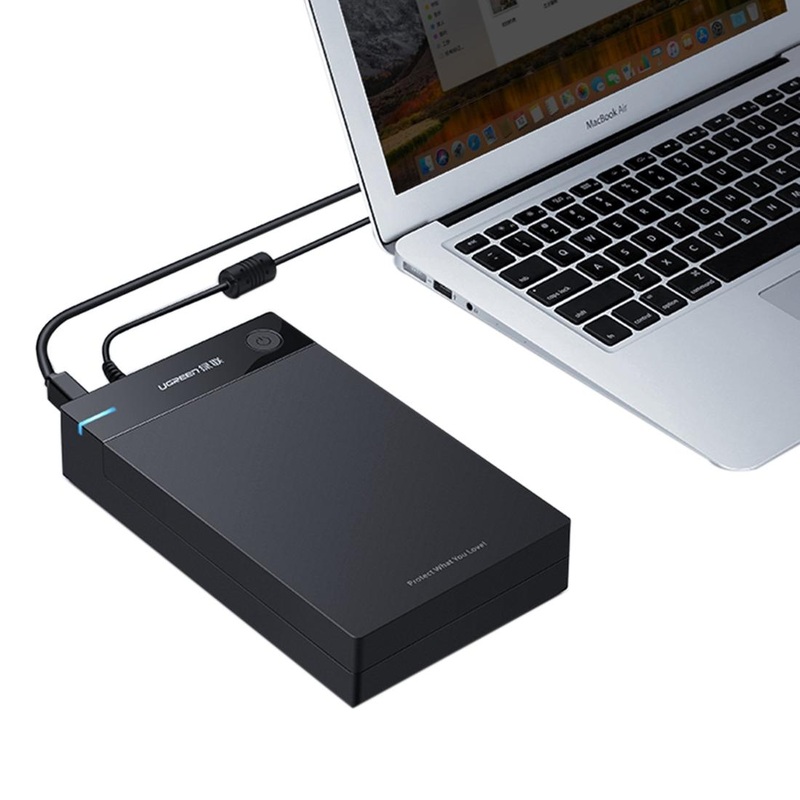 Usb 3.0 Sata Ssd Adapter For 2.5 / 3.5 Hdd Enclosure PRL-1153CP