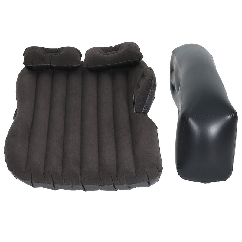Weisshorn Car Mattress 134×78 Inflatable SUV Back Seat Camping Bed Black CB-MT-132X80X45-BK