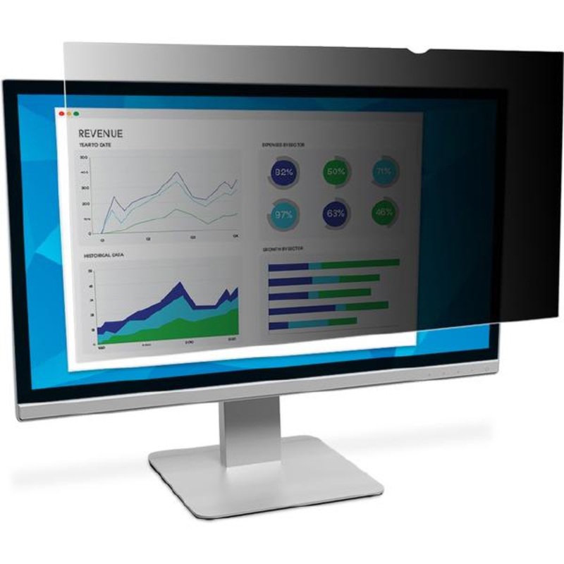 3M Large 34.0 widescreen PF, Essential for securing data on large displays from side views. 13PF340W2E