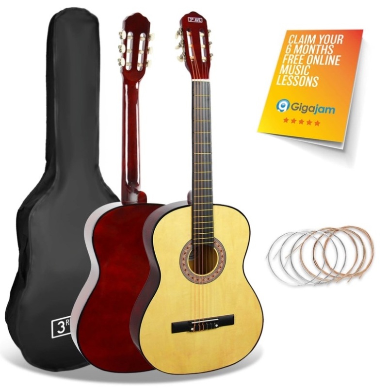 3rd Avenue 3/4 Size Classical Guitar Pack – Natural V398-NM-STX20CNPK