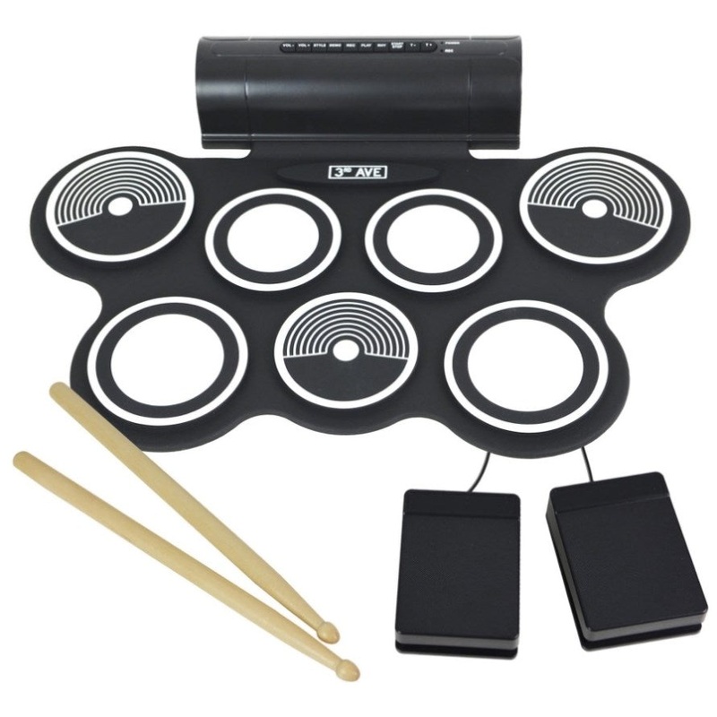 3rd Avenue Roll Up Drum Kit V398-NM-DKR01BK
