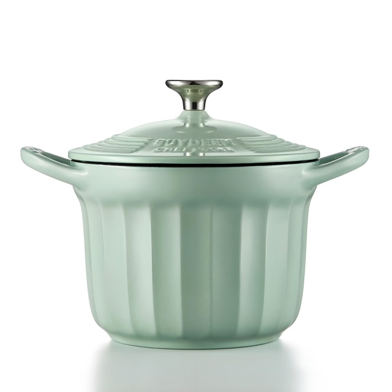 BUYDEEM 1.8L Enameled Cast Iron Dutch Oven CP541 V943-CP541-GREEN