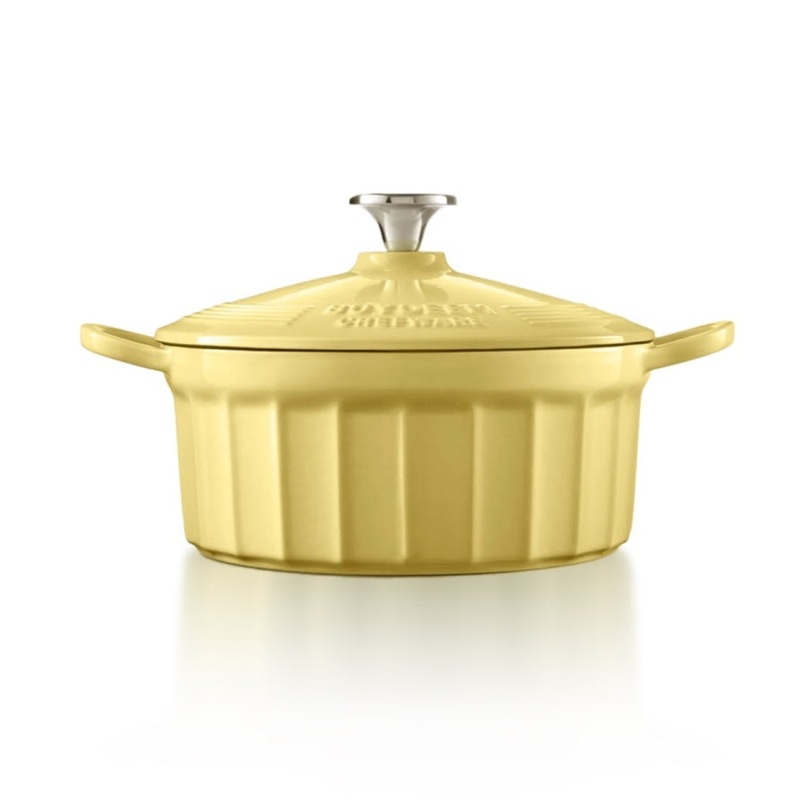 BUYDEEM CP521 Enameled Cast-Iron Dutch Oven V943-CP521-YELLOW