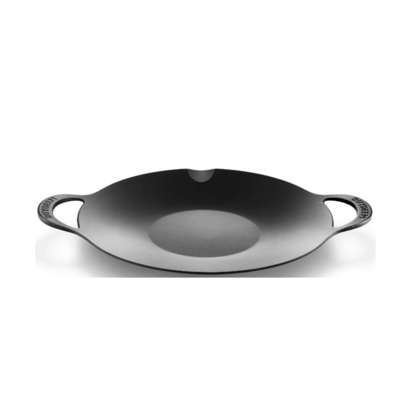 BUYDEEM Grill Pan Nonstick 36cm Round BBQ Griddle Indoor or Outdoor Cooking V943-CP101-36CM-BLACK