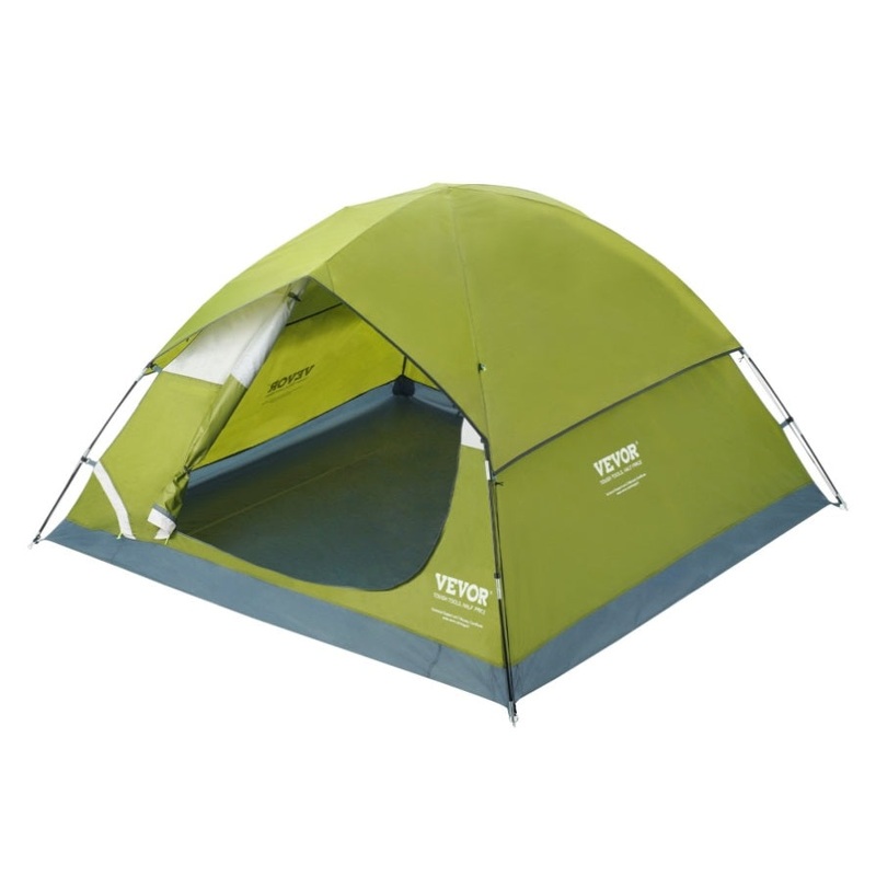 VEVOR Camping Tent, 7 x 7 x 4 ft Fit for 6 Person, Waterproof Lightweight Backpacking Tent, Easy V952-LYZPBLXWDLNJBUREMV0