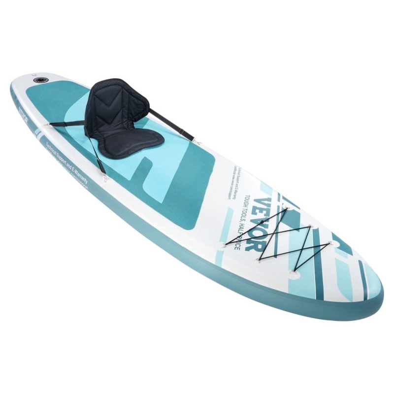 VEVOR Inflatable Stand Up Paddle Board, 152 mm SUP Paddleboard with Removable Kayak Seat, Board V952-CQJBDZYKDZYKM6UX7V0