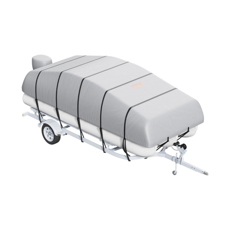VEVOR Pontoon Boat Cover 800D Waterproof Trailerable 23-24 ft with Storage Bag V952-FQCZX800D2328O284V0