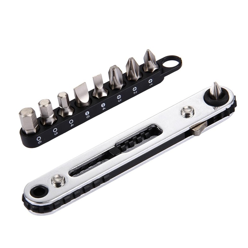 9-In-1 Thin Ratchet Wrench Set – Straight PRL-1500PTE