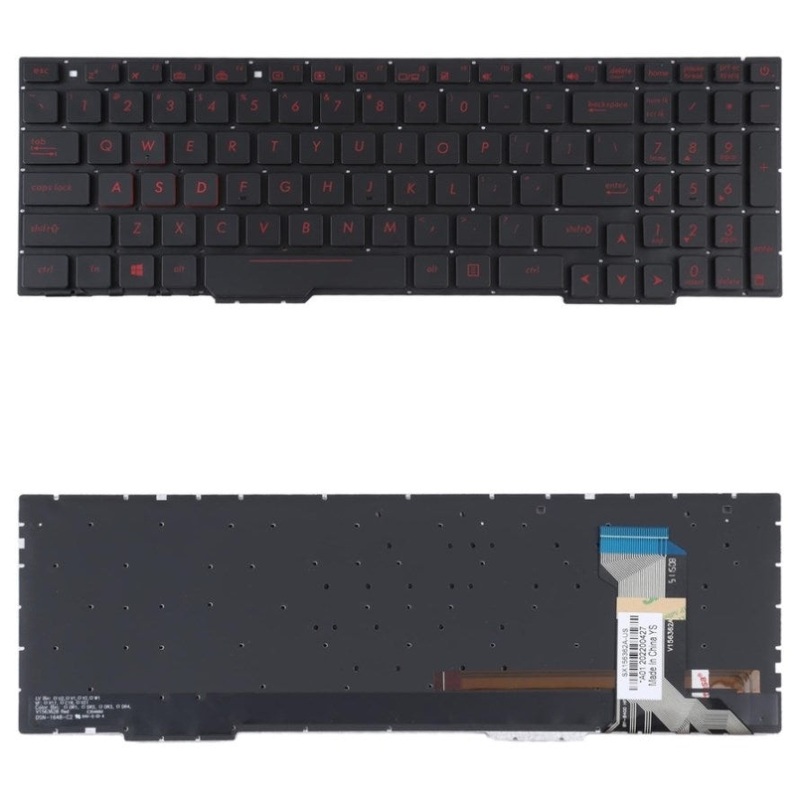 Us Version Backlit Keyboard For Asus Gl553Vw / Zx53V / Fx53Vd / Zx553 / Fx753 / Gl753 PRL-1670CBM