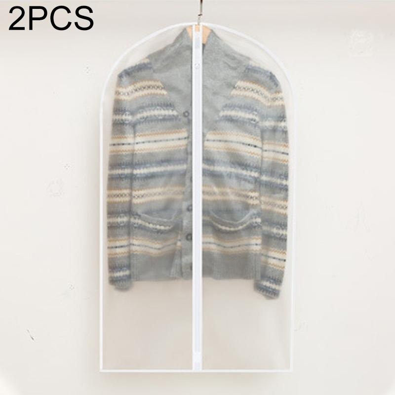 2-Pack Hanging Garment Storage Bags With Zipper – Clear PRL-201140260DBT
