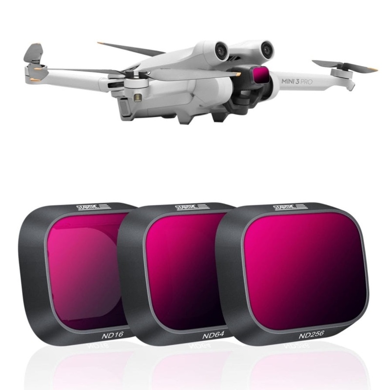 3-In-1 Lens Filter For Dji Mini 3 Pro – Nd16 Nd64 Nd256 PRL-0940POD