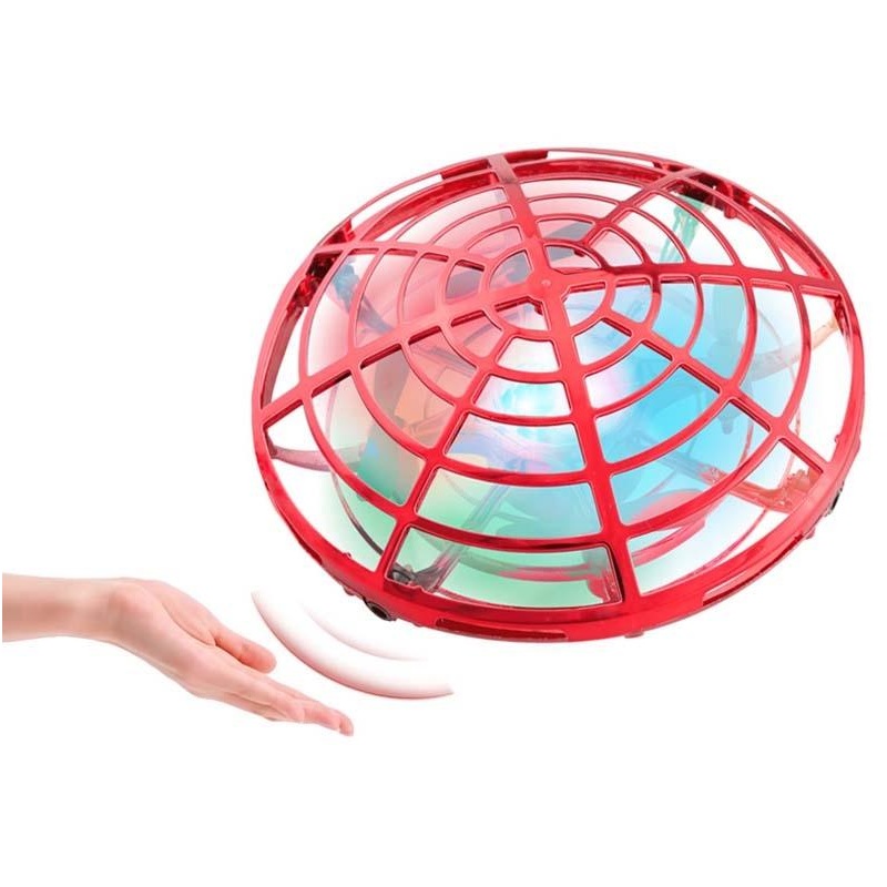 5 Induction Quadcopter Mini Drone – Colourful Lights Red PRL-2082067450DBT