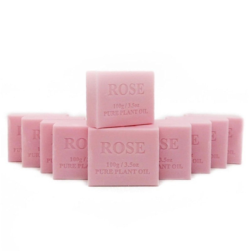 10x 100g Plant Oil Soap Rose Scent Pure Natural Vegetable Base Bar Australian V238-SUPDZ-33217870397520