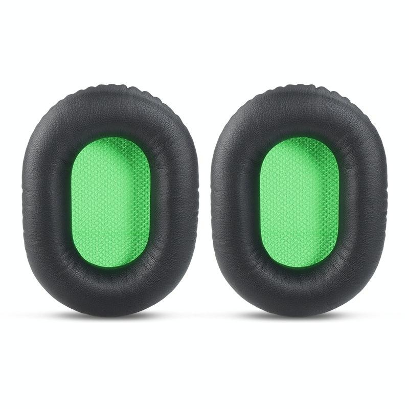 2-Pack Razer V2 Headset Sponge Covers – Black With Green Net PRL-1019212750DBT