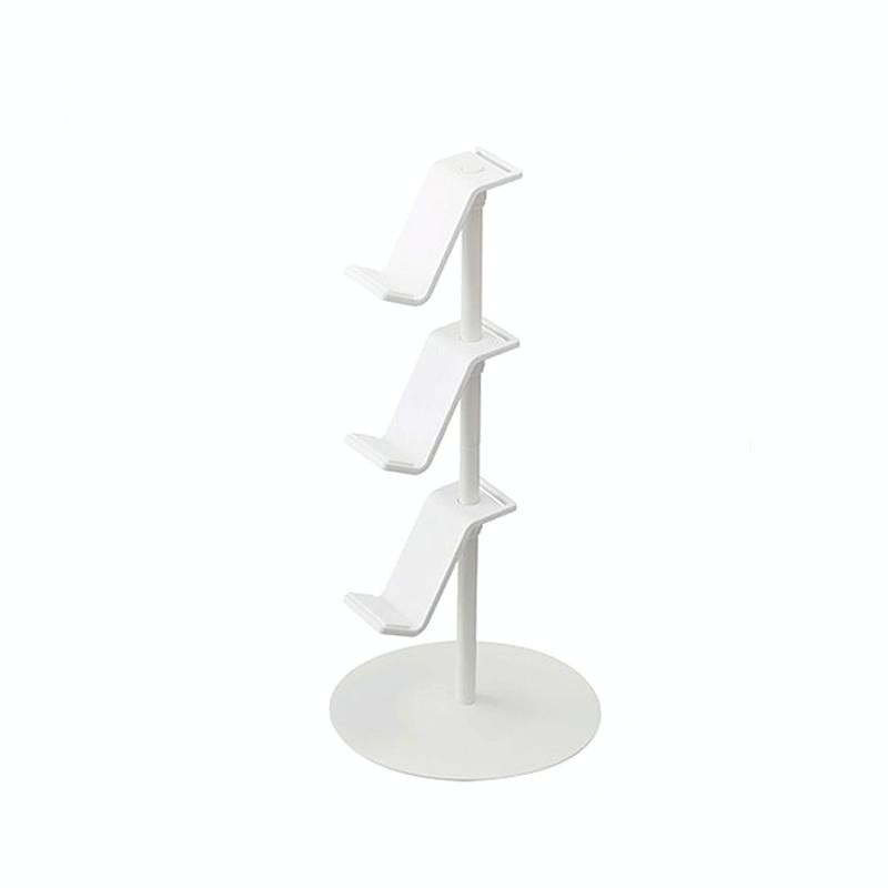 3-Tier Desktop Gamepad And Headphone Storage Rack – White PRL-1009102060DBT