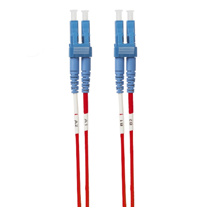 5m LC-LC OS1 / OS2 Singlemode Fibre Optic Cable: Red FL.OS2LCLC5MR