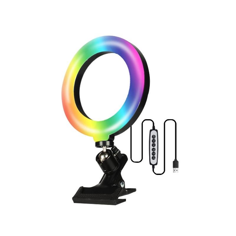 6 Inch Rgb Ring Light For Desktop Video Conferencing And Beauty PRL-1018222750DBT