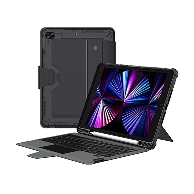 6-Row Keyboard Case For Ipad 10.2 2019 / 2020 / 2021 With Bumper Combo PRL-100880400ADE