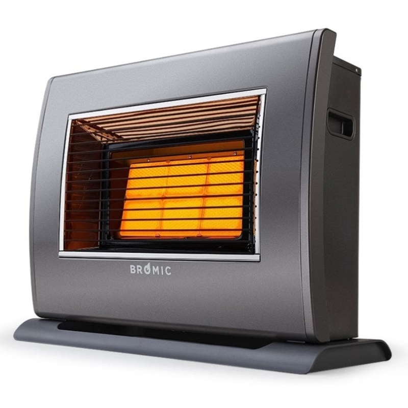 BROMIC Supaheat II LPG Indoor Gas Heater Room Floor Portable Flueless Radiant V219-COMP731-1