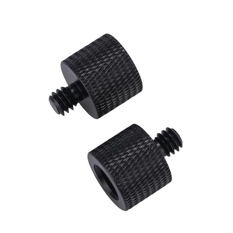 10-Piece Screw Adapter 3 / 8 Female To 1 / 4 Male – Black PRL-1059481060DBT