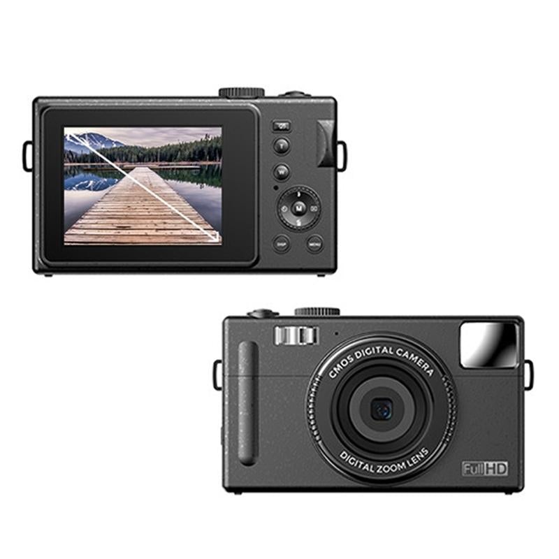 3.0 Hd Children’S Digital Camera With 48Mp And 3 Screen – Black PRL-1072592060DBT