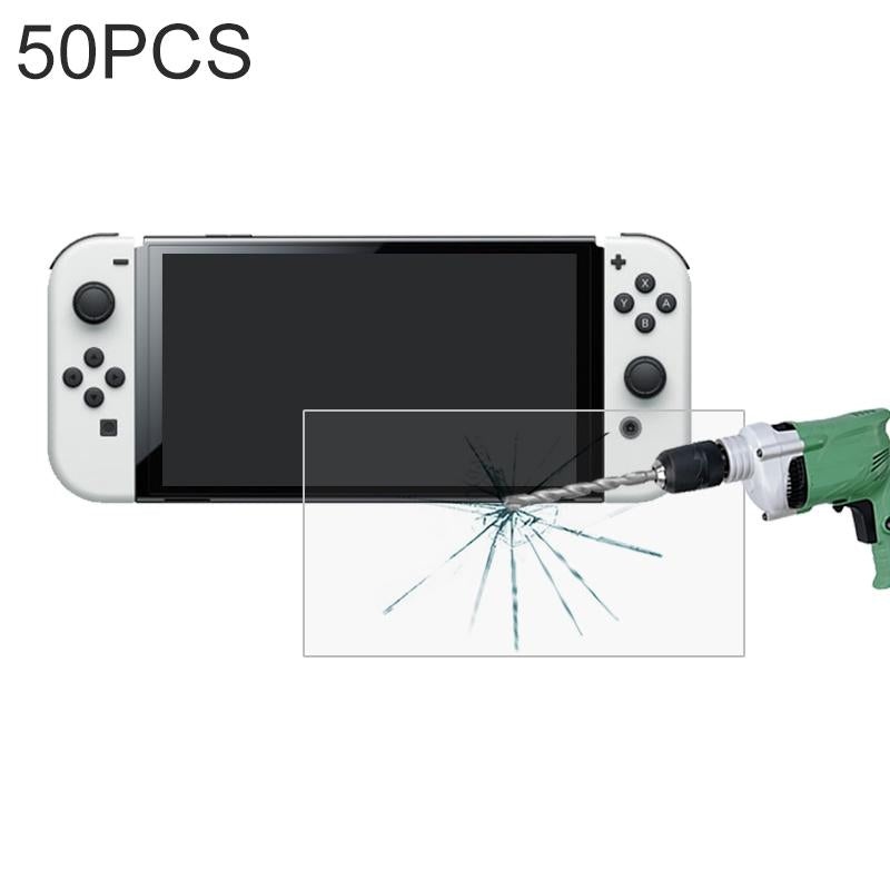 50 Tempered Glass Film For Nintendo Switch Oled – Pack PRL-108150200ADE