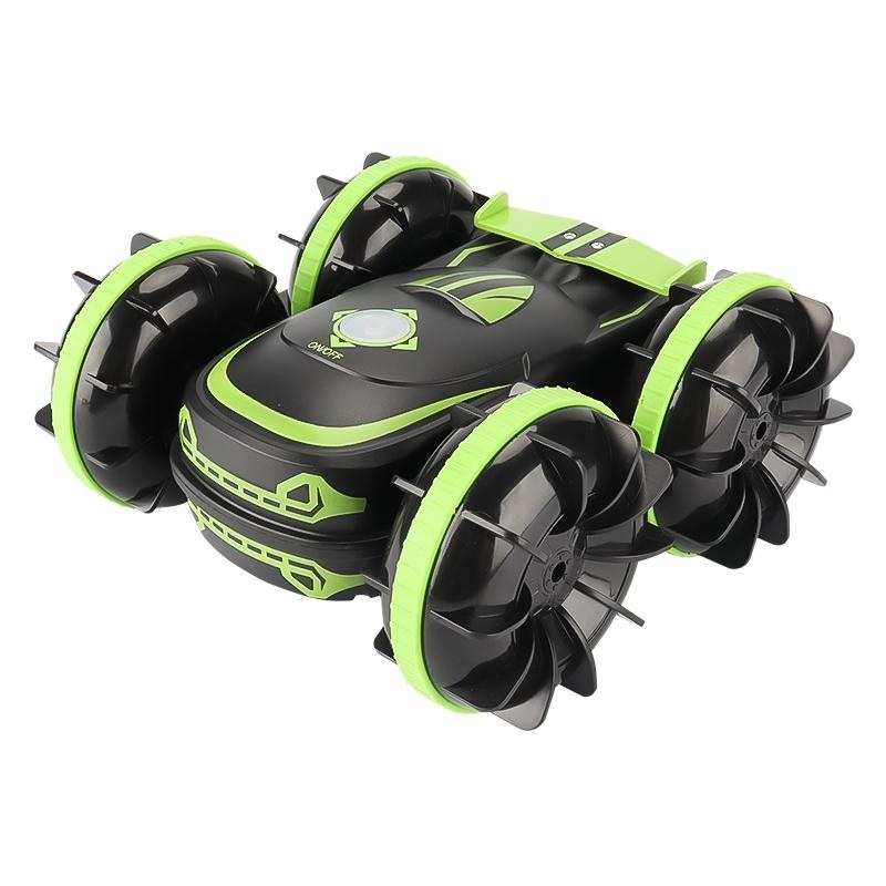 Amphibious Vehicle With Dual 2.4G Remotes – Green / Blue PRL-109349100AYS