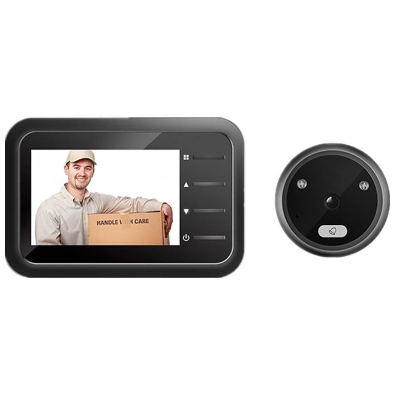 Smart Cat Eye Video Doorbell – 2.4 Hd Electronic Home PRL-00494450DBT