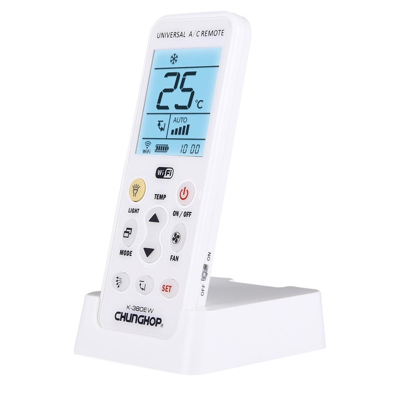 Universal Wifi Smart Ac Remote Control With Holder – Supports 2G / 3G / 4G / Wifi PRL-0020CP