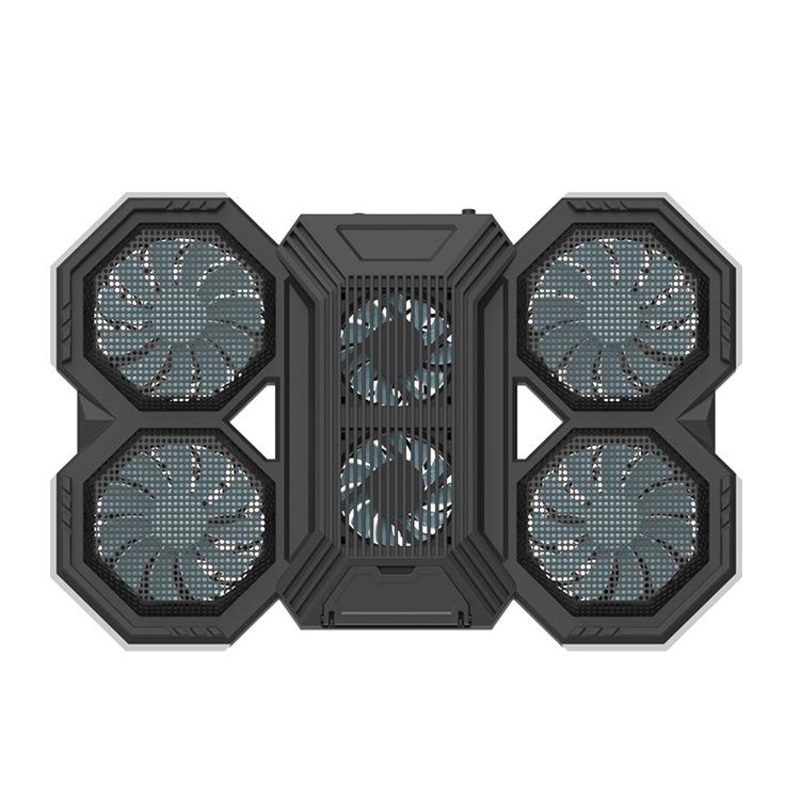 Usb Fan Stand With Phone Holder And Blue Light – 6 Fans PRL-1077661060DBT