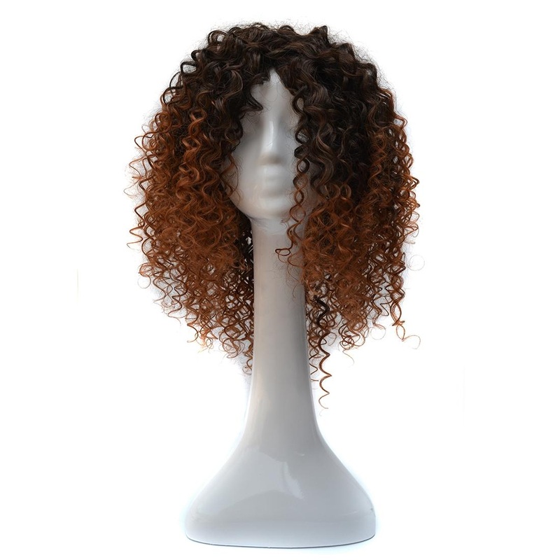 Women Short Curly Gradient Light Wig PRL-10752BCH