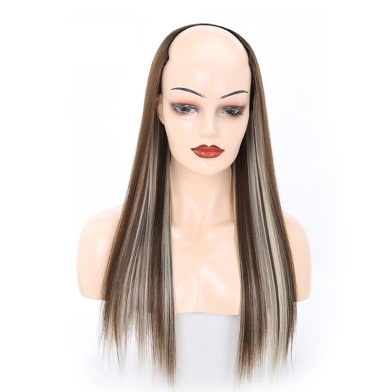 10 U Shaped Half Wig – Long Straight Headgear In 8H613 Colour PRL-0199407550DBT