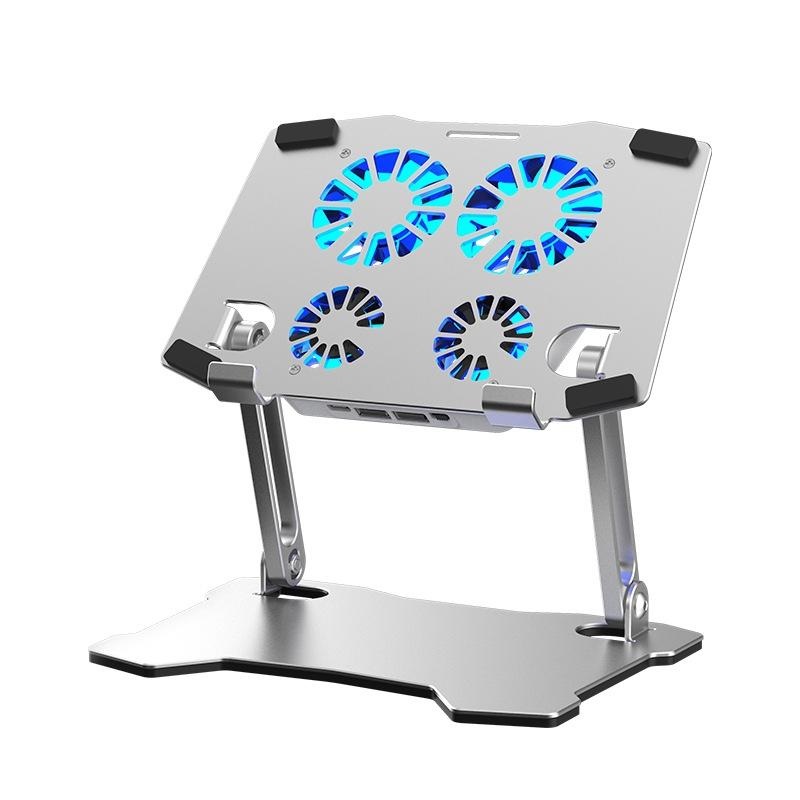 Aluminum Laptop Cooling Stand With 4 Fans PRL-02852060DBT