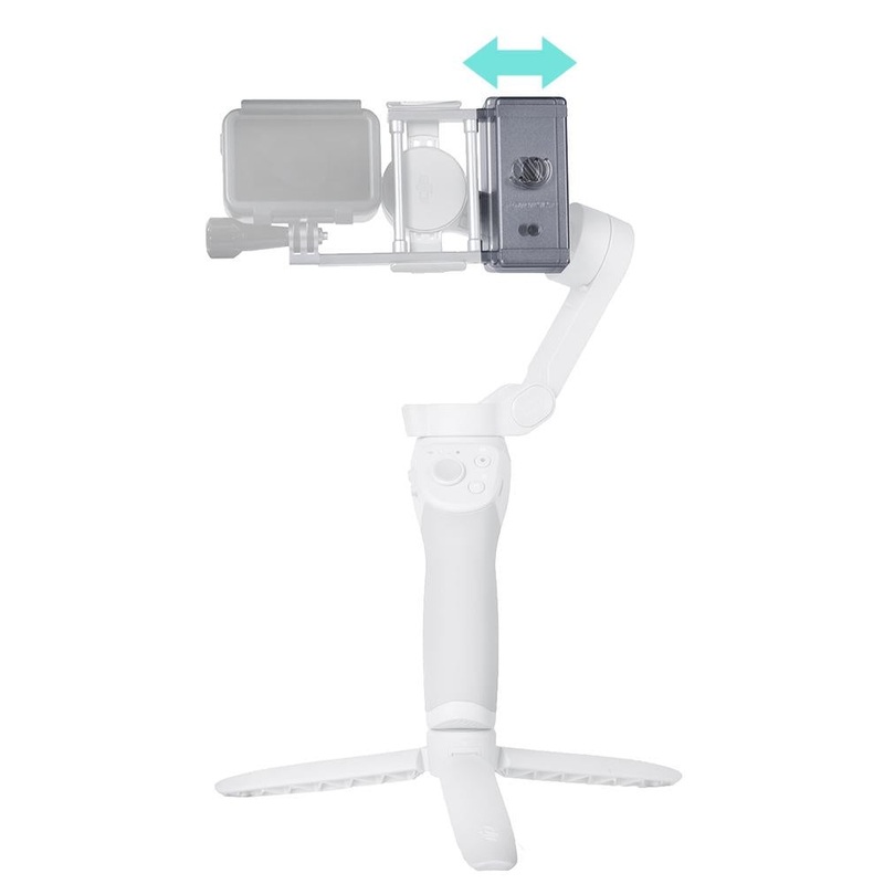 Aluminum Mount Plate Adapter For Dji Action / Gopro Hero9 / 8 Mobile 3 / Om4 Gimbal PRL-01491750DBT