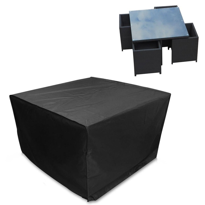 Outdoor Furniture Set Cover – Waterproof Anti-Uv Dust-Proof – 210D Oxford Cloth – 123X123X74Cm PRL-0276CH