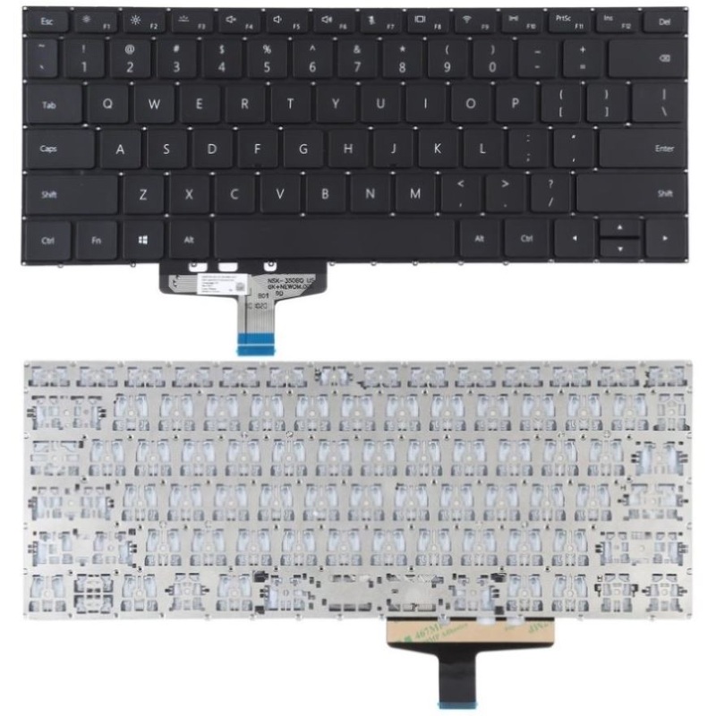 Us Version Keyboard For Huawei Matebook 13 Vlt-W60 / W50 PRL-010339300ADE