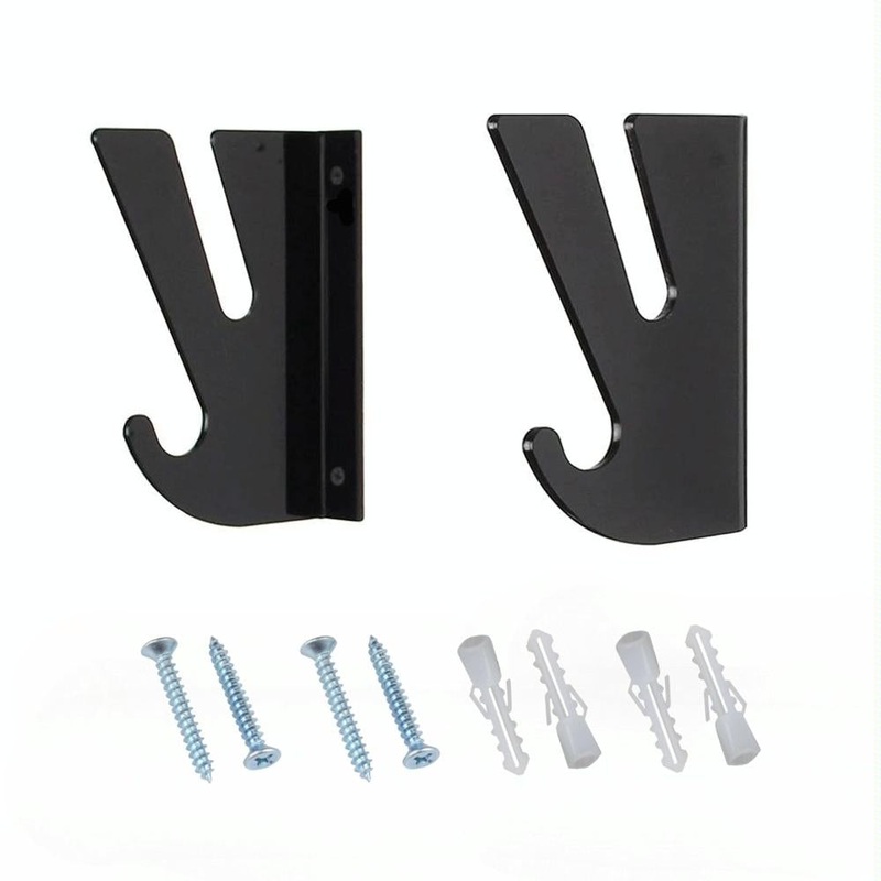 Wall Mount Bracket For Four-Wheel Skateboards – 1 Pair PRL-0133CAH