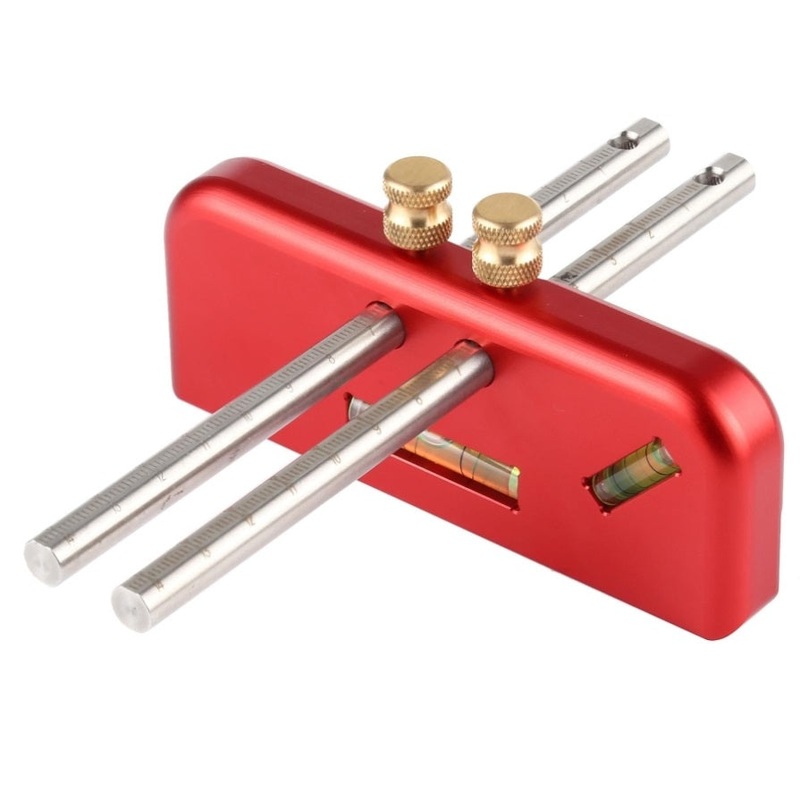 Woodworking Level Line Tool – Aluminum Alloy Ruler PRL-0211ACD