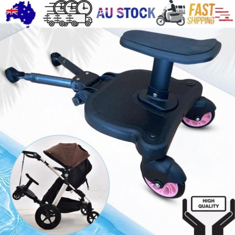 Baby Jogger Glider Board 2 in 1 Kid Stroller Board with Dismountable Seat AU pink wheel V201-BABY0001PI8AU
