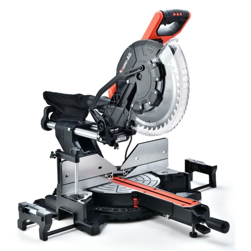 BAUMR-AG 305mm Compound Mitre Saw Dual Bevel Sliding Drop Saws 2200W V219-SAWMITBMRA30DR