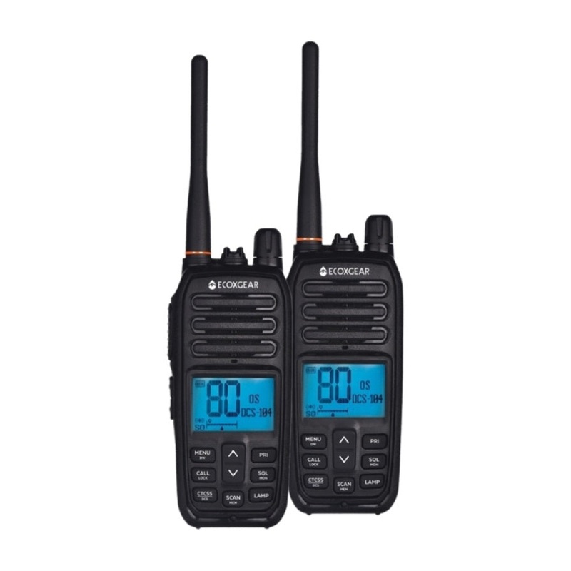 EcoX UHF 5W 2 Pk Black DS-ECXG5002