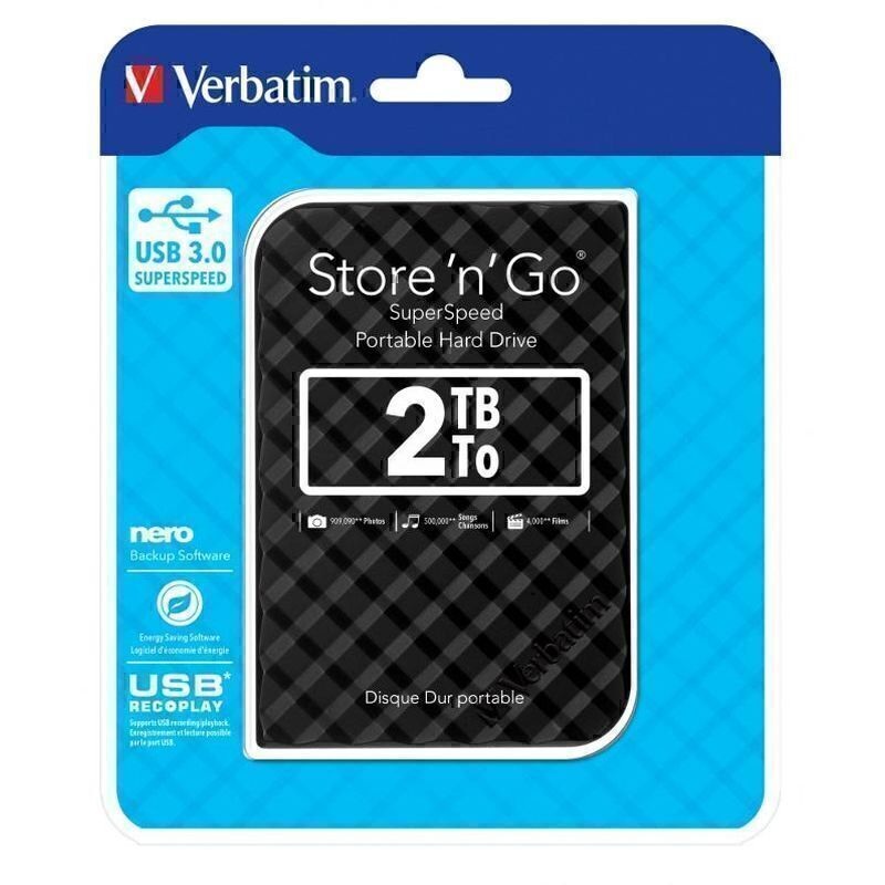Verbatim 2.5′ Mobile HD 2TB DS-VERB2TB